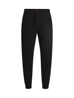 HUGO Black Waffle Joggers^ Joggers|Joggers