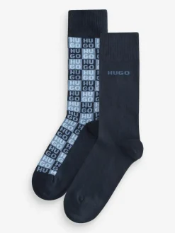 New HUGO Blue Socks 3 Pack