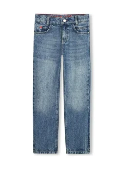 HUGO Straight Leg Denim Jeans Blue