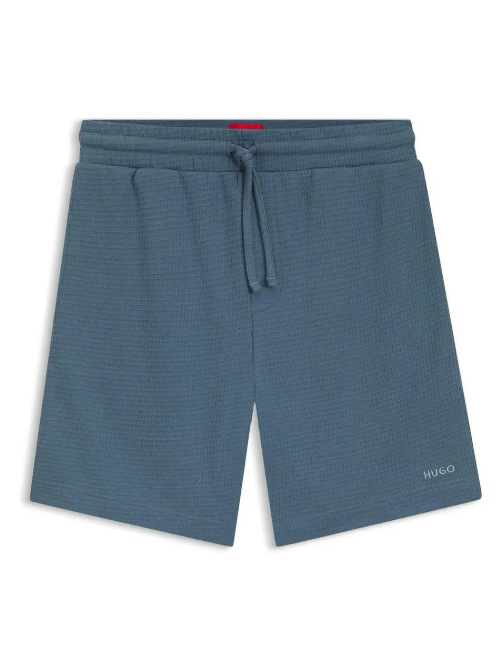 HUGO Blue Waffle Logo Shorts^ Shorts