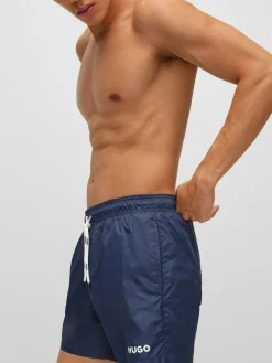 HUGO Contrast Logo Lined Swim Shorts^ Swimwear