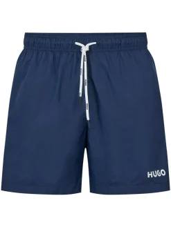 HUGO Contrast Logo Lined Swim Shorts^ Swimwear