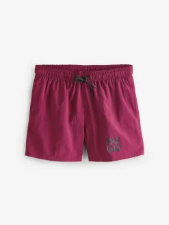 Clearance HUGO Paolo Swim Shorts Red