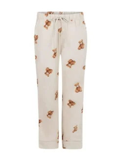 Hunkemoller Grey Flannel Straight Bear Joggers^Women Pyjamas