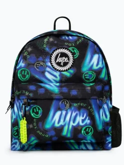 Discount Hype . Boys Blue Electric Smile Iconic Backpack
