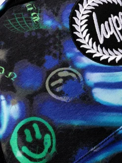 Discount Hype . Boys Blue Electric Smile Iconic Backpack