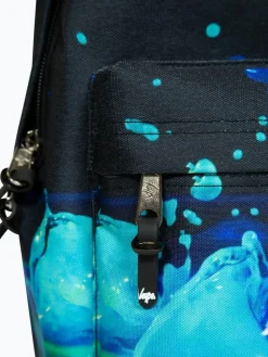 Hot Hype . Boys 3D Droplets Iconic Black Backpack