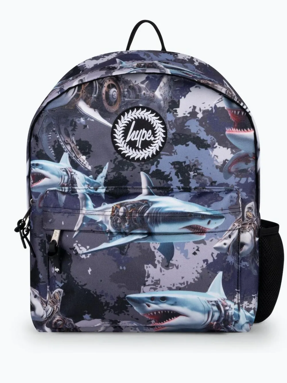 Hype . Kids Grey Mech Sharks Iconic Backpack^BOY Bags