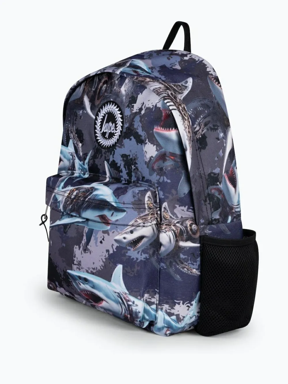 Hype . Kids Grey Mech Sharks Iconic Backpack^BOY Bags