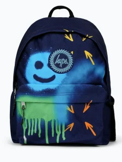 Hype Unisex Navy Spray Smiley Backpack^BOY Bags