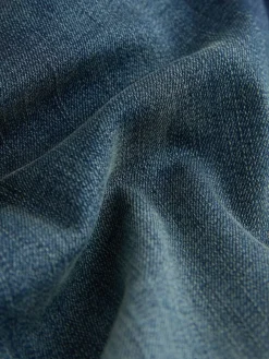 Hot Next Straight Fit Authentic Stretch Denim Jeans Indigo Blue