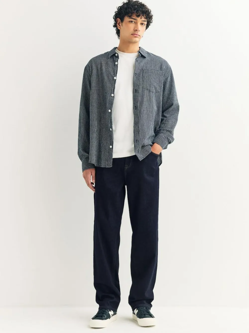 Next Indigo Rinse Classic Stretch Relaxed Fit Jeans^ Jeans|Jeans