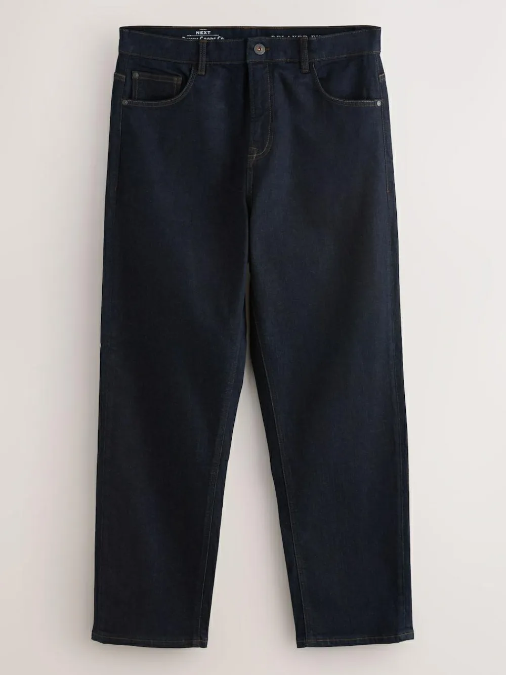Next Indigo Rinse Classic Stretch Relaxed Fit Jeans^ Jeans|Jeans