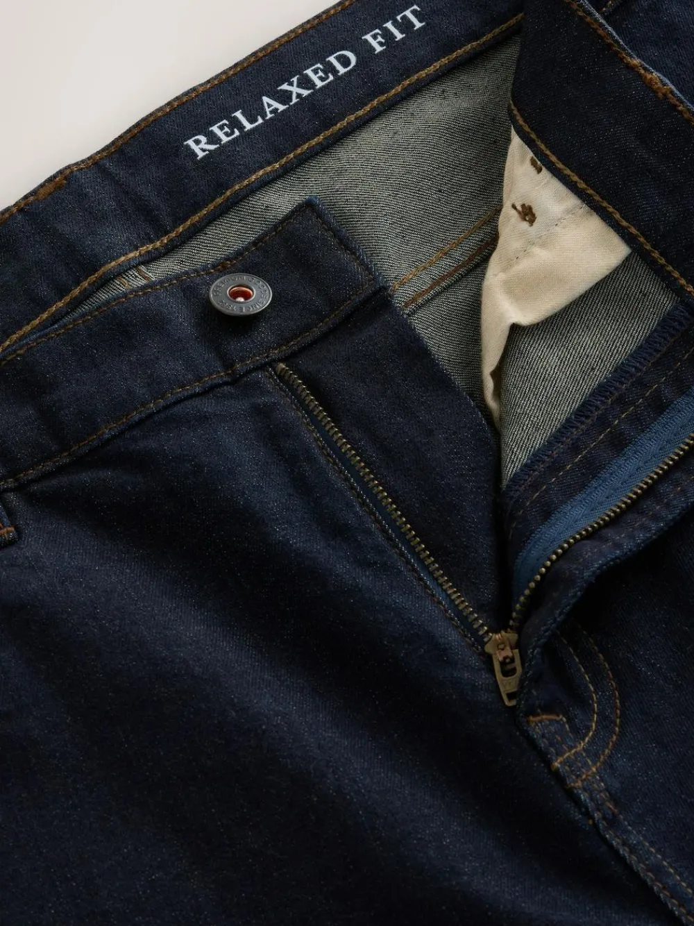 Next Indigo Rinse Classic Stretch Relaxed Fit Jeans^ Jeans|Jeans