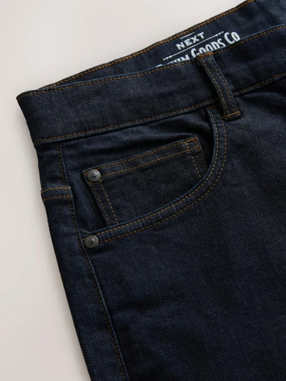 Next Indigo Rinse Classic Stretch Relaxed Fit Jeans^ Jeans|Jeans