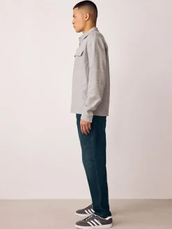 Next Regular Tapered Fit Authentic Stretch Denim Jeans Ink