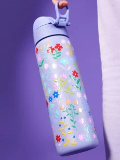 Ion8 Delicate Floral 500ml Insulated Steel Water Bottle^ Branded Kitchenware