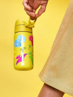 Ion8 Dinosaurs Print 320ml Insulated Steel Water Bottle^ Branded Kitchenware