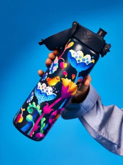 Clearance Ion8 Floral 500ml Insulated Steel Water Bottle