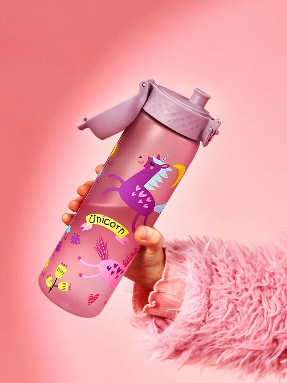 Ion8 Unicorns Lunch Bag and Leak Proof Recyclon Water Bottle Bundle^ Branded Kitchenware