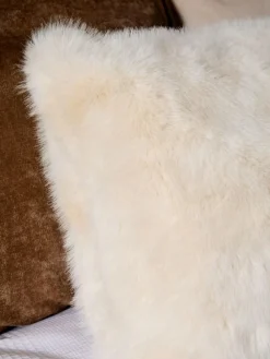 Hot Next Ivory 40 x 59cm Loulou Faux Fur Cushion