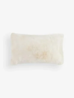 Hot Next Ivory 40 x 59cm Loulou Faux Fur Cushion
