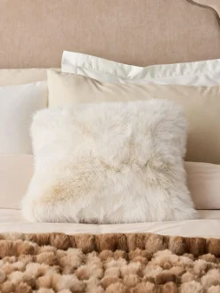 Next 43 x 43cm Loulou Faux Fur Cushion^ Cushions & Throws