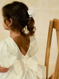 Online Next Flower Girl Taffeta Bow Dress (3mths-8yrs) Ivory