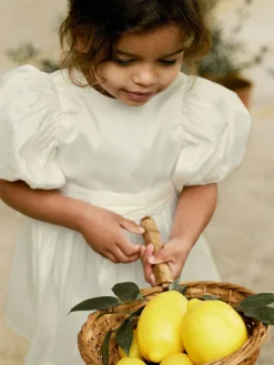 Online Next Flower Girl Taffeta Bow Dress (3mths-8yrs) Ivory