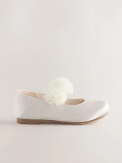 Next Standard Fit (F) Satin Flower Girl Occasion Mary Jane Shoes^ Shoes