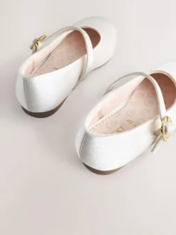 Next Ivory Wide Fit (G) Flower Girl Occasion Mary Jane Shoes^ Shoes