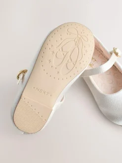 Next Ivory Wide Fit (G) Flower Girl Occasion Mary Jane Shoes^ Shoes