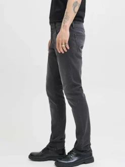 Sale JACK & JONES Black Mike Slim Fit Jeans