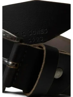 New JACK & JONES Leather Belt Brown