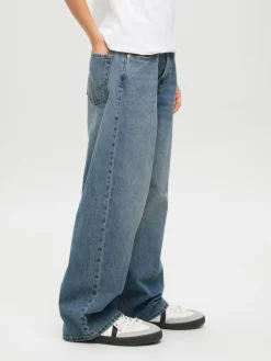 New JACK & JONES JUNIOR Blue Ron Extra Baggy Fit Jeans