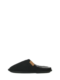 JACK & JONES JUNIOR Courdroy Mule Black Slippers^BOY Nightwear