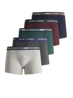 JACK & JONES JUNIOR Mixed Colour Boxers 5 Pack