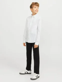 JACK & JONES JUNIOR Stretch Long Sleeve White Shirt^BOY Shirts
