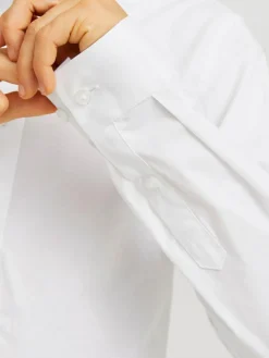 JACK & JONES JUNIOR Stretch Long Sleeve White Shirt^BOY Shirts