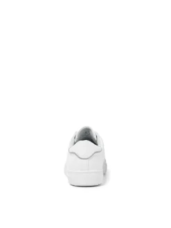 JACK & JONES White Leather Smart Trainers^ Sneakers
