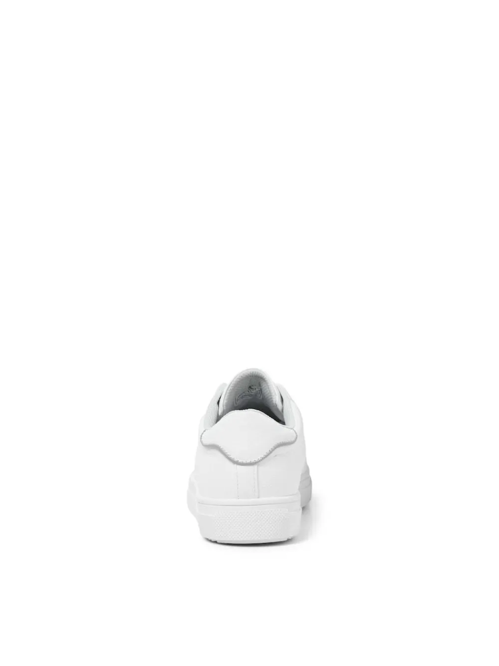 JACK & JONES White Leather Smart Trainers^ Sneakers