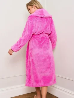Clearance Jim Jam the Label Pink Honeycomb Dressing Gown