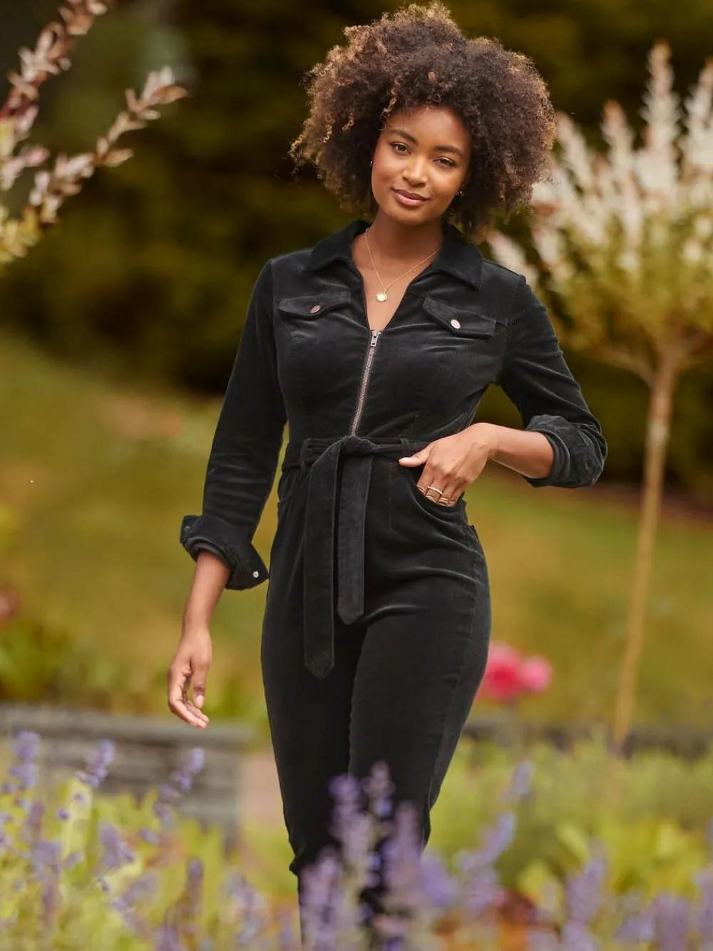 Joe Browns Black Stretch Fit Darcy Cord Jumpsuit^Women Jumpsuits & Playsuits