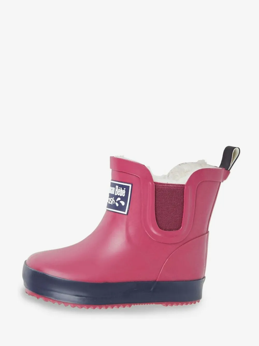 Hot Jojo Maman Bébé Berry Pink Cosy Lined Ankle Wellies