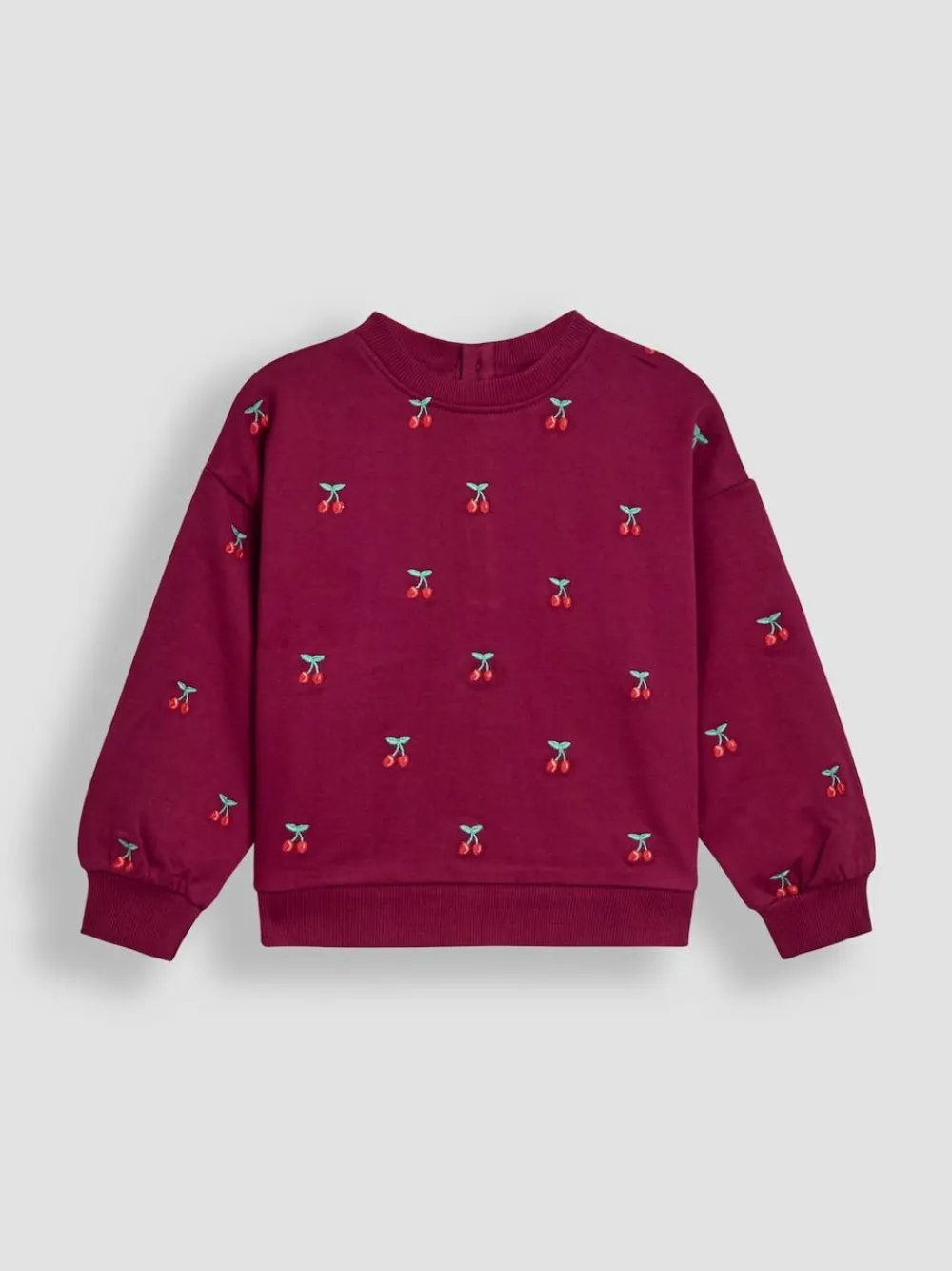 Jojo Maman Bébé Berry Red Cherry Embroidered Sweatshirt & Skirt Set^ Shorts & Skirts