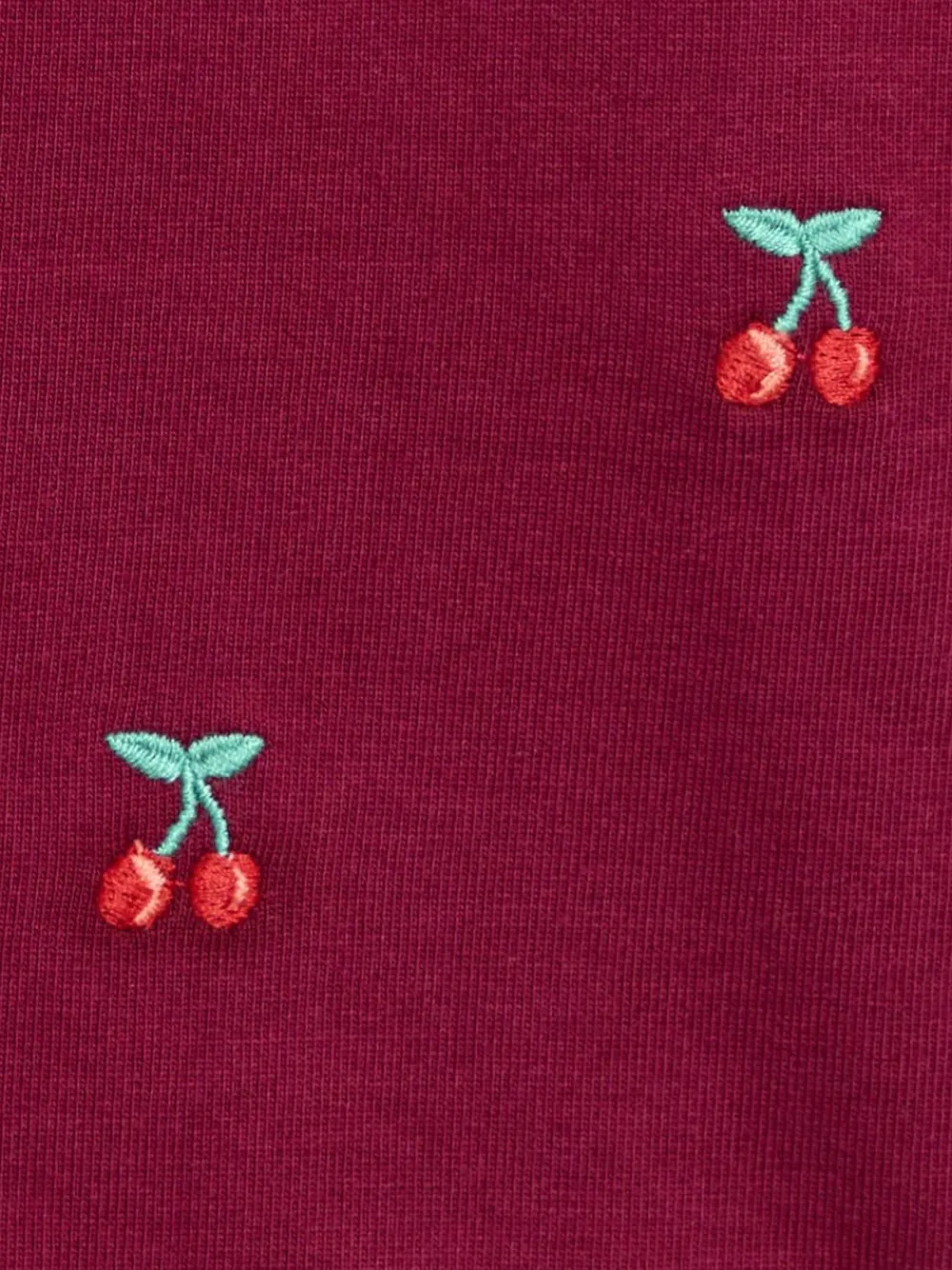 Jojo Maman Bébé Berry Red Cherry Embroidered Sweatshirt & Skirt Set^ Shorts & Skirts