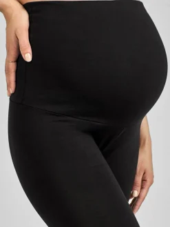 Jojo Maman Bébé Black Cotton Rich Jersey Maternity Leggings^Women Loungewear