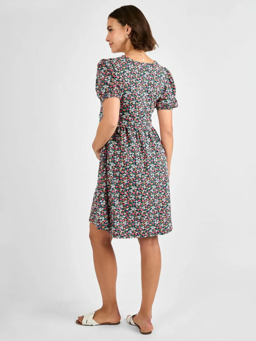 Jojo Maman Bébé Black Double Layer Maternity & Nursing Jersey Dress^Women Dresses