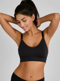Sale Jojo Maman Bébé Black 2-Pack Seamless Nursing Bras
