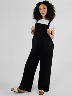 Jojo Maman Bébé Wide Leg Maternity Linen Dungaree^Women Jumpsuits & Playsuits
